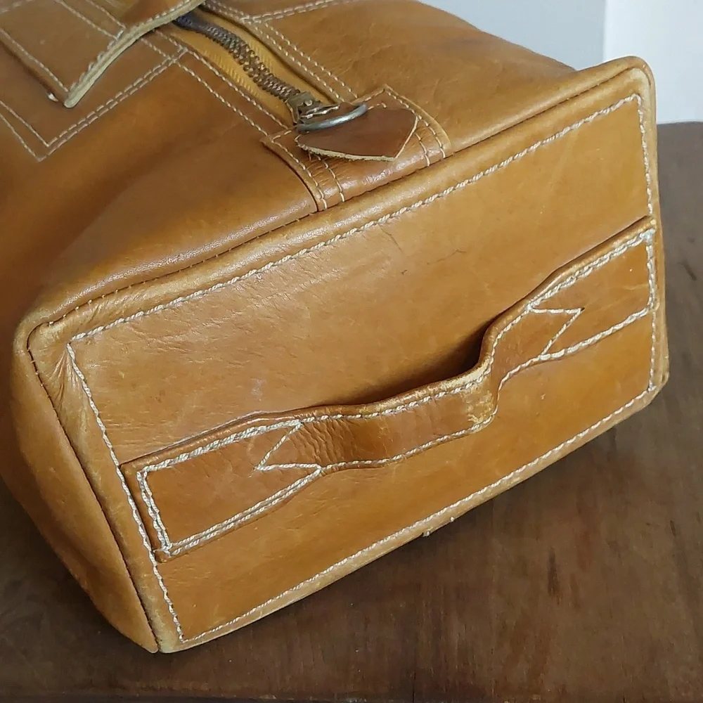 Vintage Suede Leather Carriel Yidi Zipper Camera Bag/Satchel *FINAL PRICE* ♡♡ - Picture 2 of 16